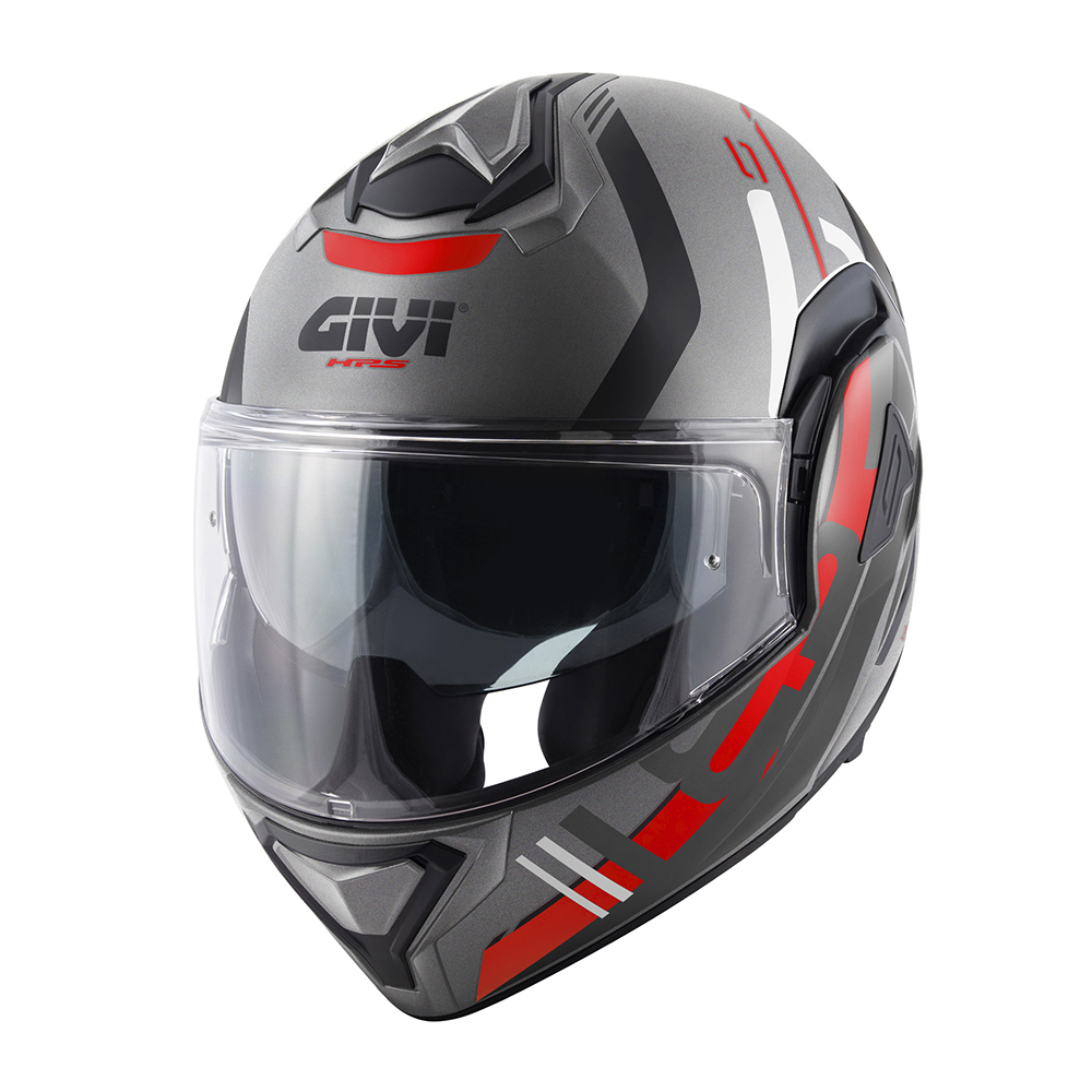 GIVI KASK X.30 PULSAR LADY SZCZĘKOWY CZARNY/CZERWO